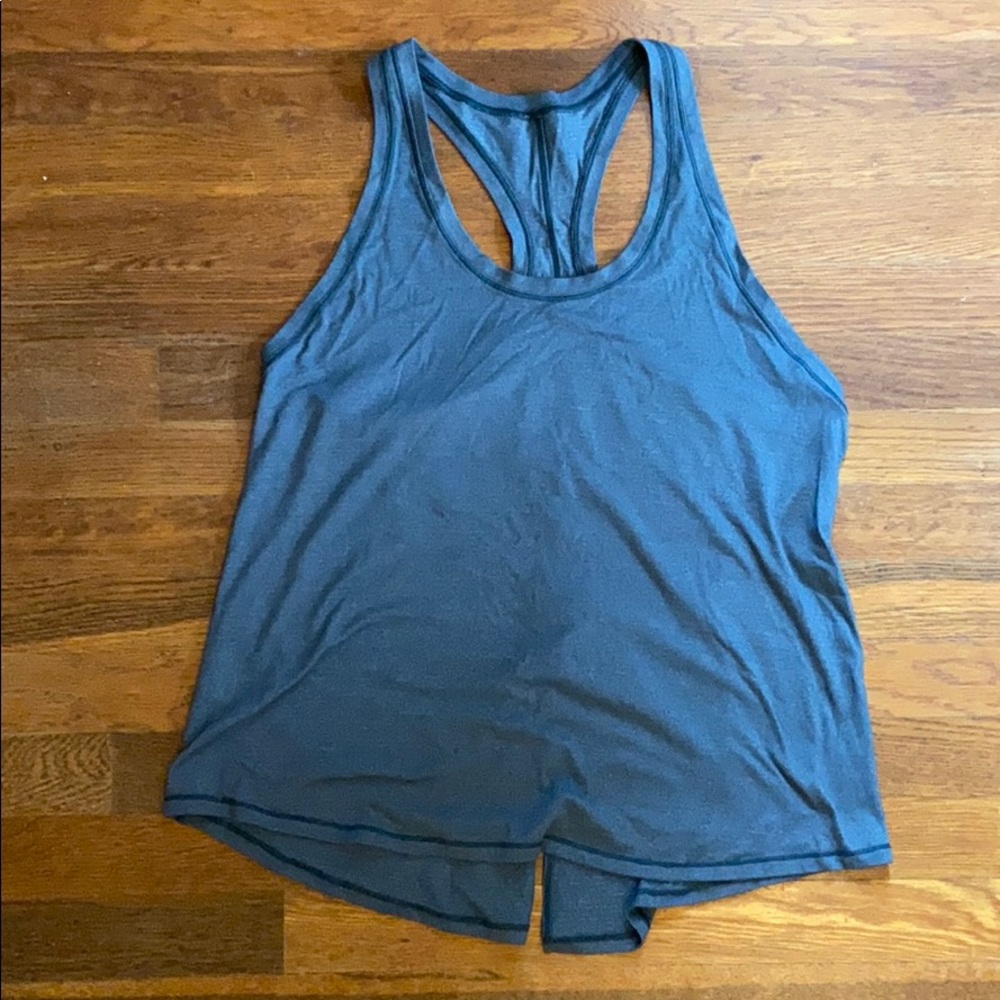 Lululemon tie it up tank teal
